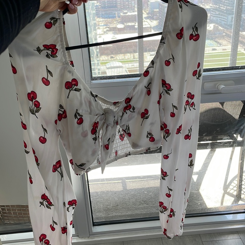 Matching set white and red